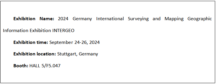 The 2024 German International Surveying and Mapping Geographic Information Exhibition INTERGEO: VLG showcases the future of smart connectivity