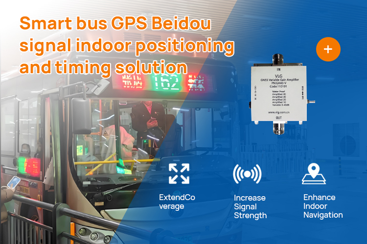Smart bus GPS Beidou signal indoor positioning and timing solution