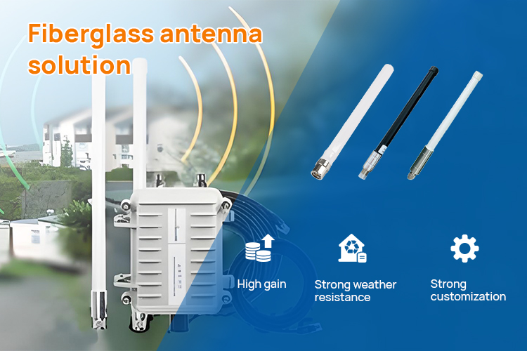 Fiberglass antenna solution