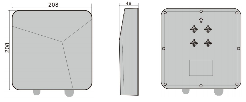 JT-9380 Middle Distance UHF RFID Integrated Reader(Multiple Tag)